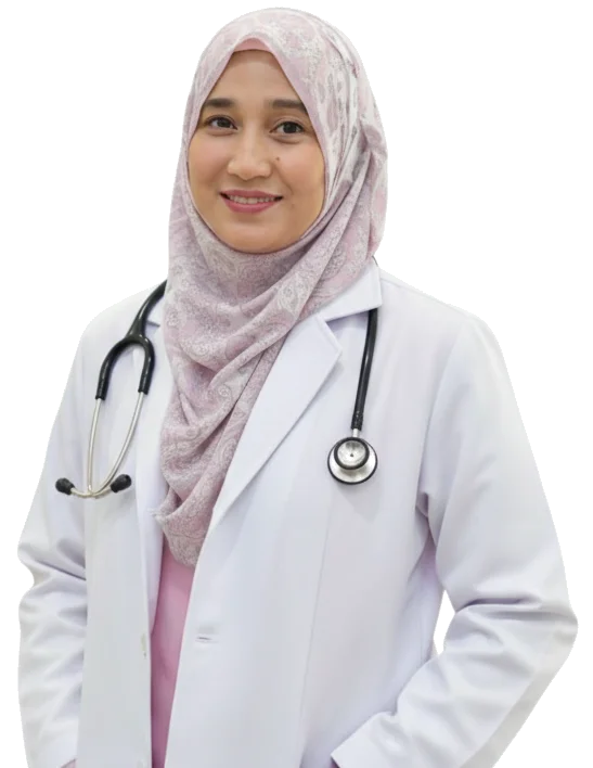 Dr. Farah - Pengamal Perubatan Am, Klinik Pusrawi Kompleks Amaniah